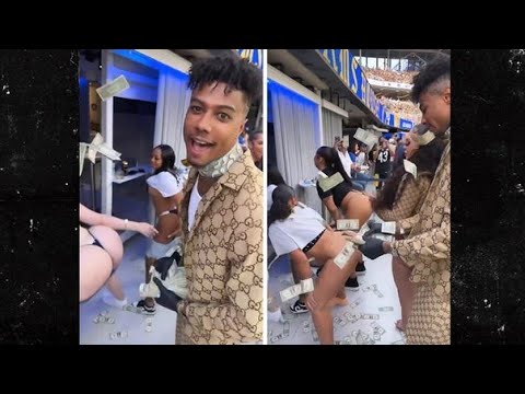 Urban Gossip TV – Blueface Throws Money On Strippers During Rams Game…Proposing To Jaidyn Alexis