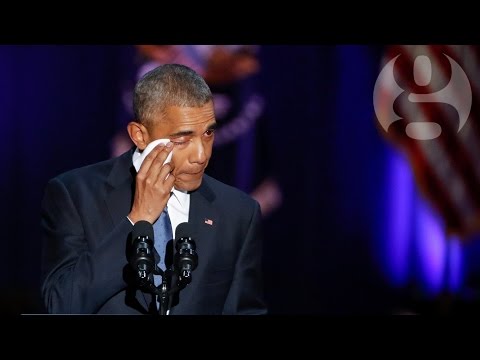 Barack Obama's final speech as president  video highlights