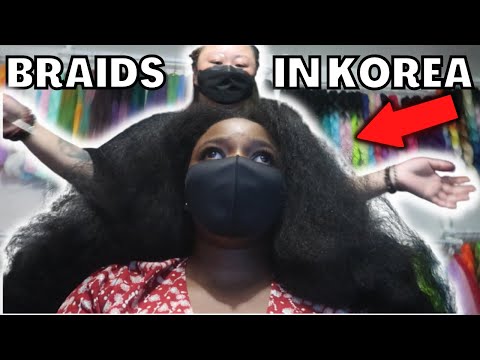 BLACK GIRL GETS LONG 4C HAIR BRAID IN KOREA | Fail or Success?