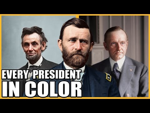 EVERY U.S President in Color | 1789 – 2020 | Jackson, Lincoln, The Roosevelt's and many more!